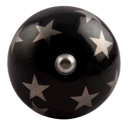 Silver Star Ceramic Wine Stopper